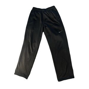 Men’s Nike THERMA-FIT Training Pants Drawstring Fleece Black Medium